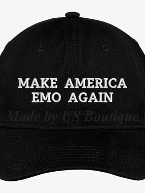 Make America Emo Again hat ball cap